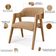 Cadeira Para Sala de Jantar e Estar Living Estofada Suran L02 Bouclê Mostarda - Lyam