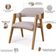 Kit 04 Cadeiras Para Sala de Jantar e Estar Living Estofada Suran L02 Linho Bege - Lyam