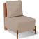 Poltrona Decorativa Sala de Estar Living Hungria L02 Couríssimo Camel Linho Bege Escuro - Lyam