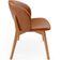 Cadeira de Jantar e Estar Living Estofada Mia L02 Couríssimo Camel - Lyam Decor