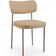 Cadeira Decorativa Sala De Jantar Melina Base Arena L02 Linho Bege Escuro - Lyam Decor
