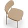 Cadeira Decorativa Sala De Jantar Melina Base Arena L02 Linho Bege Escuro - Lyam Decor