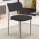 Cadeira Decorativa Sala De Jantar Melina Base Arena L02 Linho Chumbo - Lyam Decor