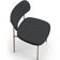 Cadeira Decorativa Sala De Jantar Melina Base Arena L02 Linho Chumbo - Lyam Decor
