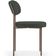Cadeira Decorativa Sala De Jantar Melina Base Arena L02 Linho Verde Musgo - Lyam Decor