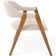 Kit 06 Cadeiras de Jantar e Estar Living Estofada Nadja L02 Suede Bege - Lyam Decor