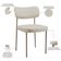 Kit 06 Cadeiras Estofadas Para Sala De Jantar Melina Base Arena L02 Linho Champagne - Lyam Decor