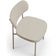 Cadeira Decorativa Sala De Jantar Melina Base Arena L02 Linho Champagne - Lyam Decor
