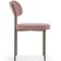 Kit 04 Cadeiras Decorativa Estofada Para Sala de Jantar Melina Base Arena L02 Suede Rosê - Lyam Decor