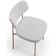 Cadeira Decorativa Sala De Jantar Melina Base Arena L02 Bouclê Cinza - Lyam Decor
