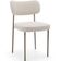 Cadeira Decorativa Sala De Jantar Melina Base Arena L02 Bouclê Cru - Lyam Decor