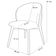 Cadeira de Jantar e Estar Living Estofada Mia L02 Bouclê Bege - Lyam Decor