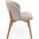 Cadeira de Jantar e Estar Living Estofada Mia L02 Bouclê Bege - Lyam Decor