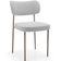 Kit 02 Cadeiras Para Sala De Jantar Melina Base Arena L02 Bouclê Cinza - Lyam Decor