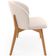 Cadeira de Jantar e Estar Living Estofada Mia L02 Suede Bege - Lyam Decor