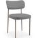 Cadeira Decorativa Sala De Jantar Melina Base Arena L02 Linho Cinza Escuro - Lyam Decor