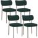 Kit 04 Cadeiras Decorativa Estofada Para Sala de Jantar Melina Base Arena L02 Bouclê Verde - Lyam Decor