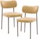 Kit 02 Cadeiras Para Sala De Jantar Melina Base Arena L02 Couríssimo Fendi - Lyam Decor