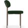 Kit 06 Cadeiras Estofadas Para Sala De Jantar Melina Base Arena L02 Suede Verde Musgo - Lyam Decor