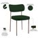 Kit 04 Cadeiras Decorativa Estofada Para Sala de Jantar Melina Base Arena L02 Suede Verde Musgo - Lyam Decor