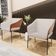 Kit 6 Cadeiras Para Sala de Jantar Estar Living Olívia L02 Linho Cru Couríssimo Camel - Lyam Decor