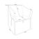Kit 2 Cadeiras Para Sala de Jantar Estar Living Olívia L02 Suede Bege - Lyam Decor