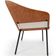Kit 2 Cadeiras Para Sala de Jantar Estar Living Olívia L02 Linho Cru Couríssimo Camel - Lyam Decor