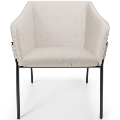 Kit 6 Cadeiras Para Sala de Jantar Estar Living Olívia L02 Linho Cru - Lyam Decor