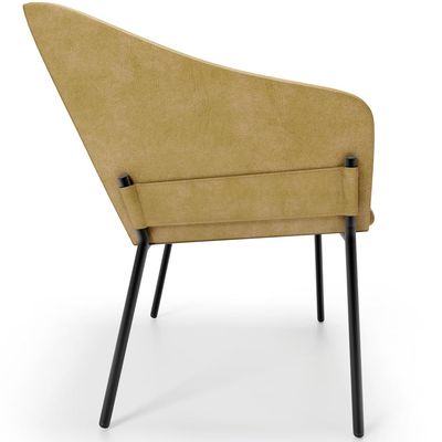 Kit 4 Cadeiras Para Sala de Jantar Estar Living Olívia L02 Couríssimo Fendi - Lyam Decor
