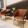 Kit 4 Cadeiras Para Sala de Jantar Estar Living Olívia L02 Couríssimo Camel Preto - Lyam Decor