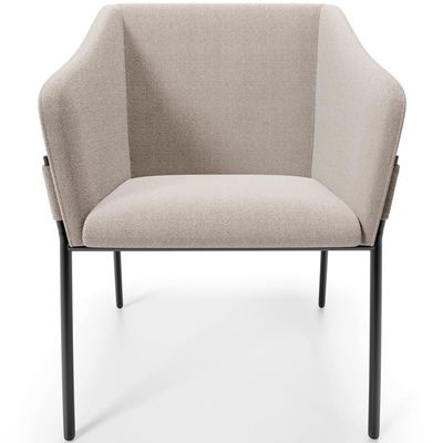 Kit 4 Cadeiras Para Sala de Jantar Estar Living Olívia L02 Bouclê Creme - Lyam Decor