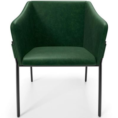 Kit 4 Cadeiras Para Sala de Jantar Estar Living Olívia L02 Couríssimo Verde - Lyam Decor
