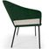 Kit 5 Cadeiras Para Sala de Jantar Estar Living Olívia L02 Linho Cru Couríssimo Verde - Lyam Decor