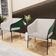 Kit 6 Cadeiras Para Sala de Jantar Estar Living Olívia L02 Linho Cru Couríssimo Verde - Lyam Decor