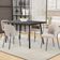 Cadeira Para Sala de Jantar Cozinha Estofada Gavi L02 Bouclê Creme - Lyam Decor