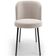 Cadeira Para Sala de Jantar Cozinha Estofada Gavi L02 Bouclê Creme - Lyam Decor