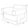 Kit 02 Poltronas Decorativas Orgânica Sala Living Pés Madeira Orpheu L02 Bouclê Bege - Lyam Decor