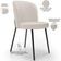 Kit 6 Cadeiras Sala de Jantar Estofada Gavi L02 Linho Cru - Lyam Decor