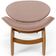 Poltrona Decorativa Orgânica Sala Living Kadosh L02 Linho Rosê - Lyam Decor