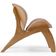 Poltrona Decorativa Orgânica Sala Living Kadosh L02 Linho Rosê - Lyam Decor