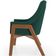Poltrona Decorativa Para Sala de Estar Sakura L02 Bouclê Verde - Lyam Decor