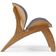 Poltrona Decorativa Orgânica Sala Living Kadosh L02 Suede Cinza - Lyam Decor