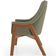 Poltrona Decorativa Para Sala de Estar Sakura L02 Bouclê Oliva - Lyam Decor