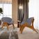 Kit 4 Poltronas Decorativa Orgânica Sala Living Kadosh L02 Suede Cinza - Lyam Decor