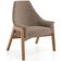 Poltrona Decorativa Para Sala de Estar Sakura L02 Bouclê Bege - Lyam Decor