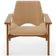 Poltrona Decorativa Para Sala de Estar Living Base Madeira Becker L02 Bouclê Mostarda - Lyam Decor