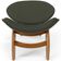 Kit 2 Poltronas Decorativa Orgânica Sala Living Kadosh L02 Linho Verde Musgo - Lyam Decor