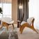 Kit 4 Poltronas Decorativa Orgânica Sala Living Kadosh L02 Linho Cru - Lyam Decor