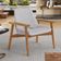 Poltrona Decorativa Para Sala de Estar Living Base Madeira Becker L02 Linho Cinza - Lyam Decor