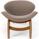 Kit 2 Poltronas Decorativa Orgânica Sala Living Kadosh L02 Bouclê Bege - Lyam Decor